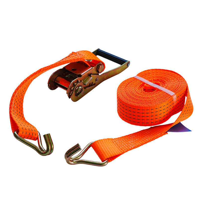 2-Inch Double J-Hook Ratchet Tie Down Strap para sa Transport