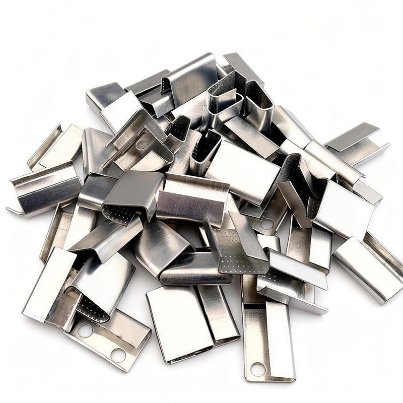 Zinc-Plated Steel Buckle para sa PET Strapping